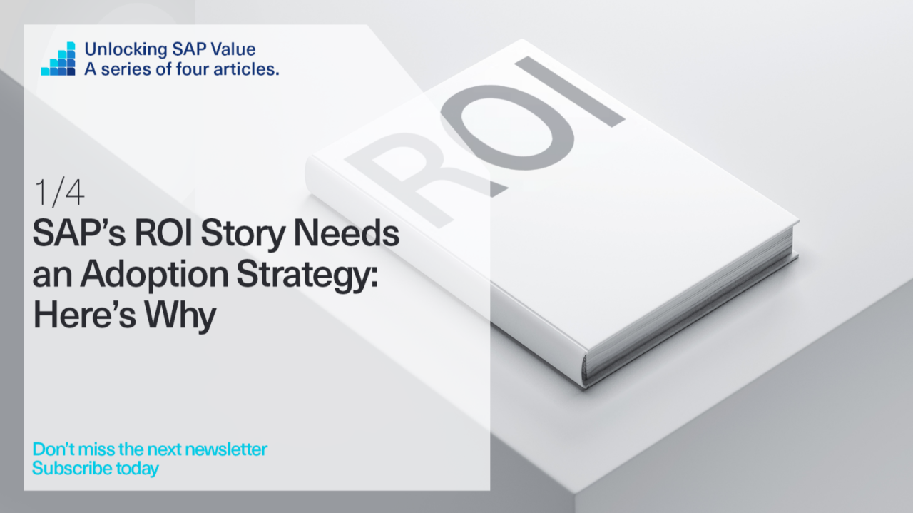 The ROI Illusion: When SAP Works but the Business Doesn’t