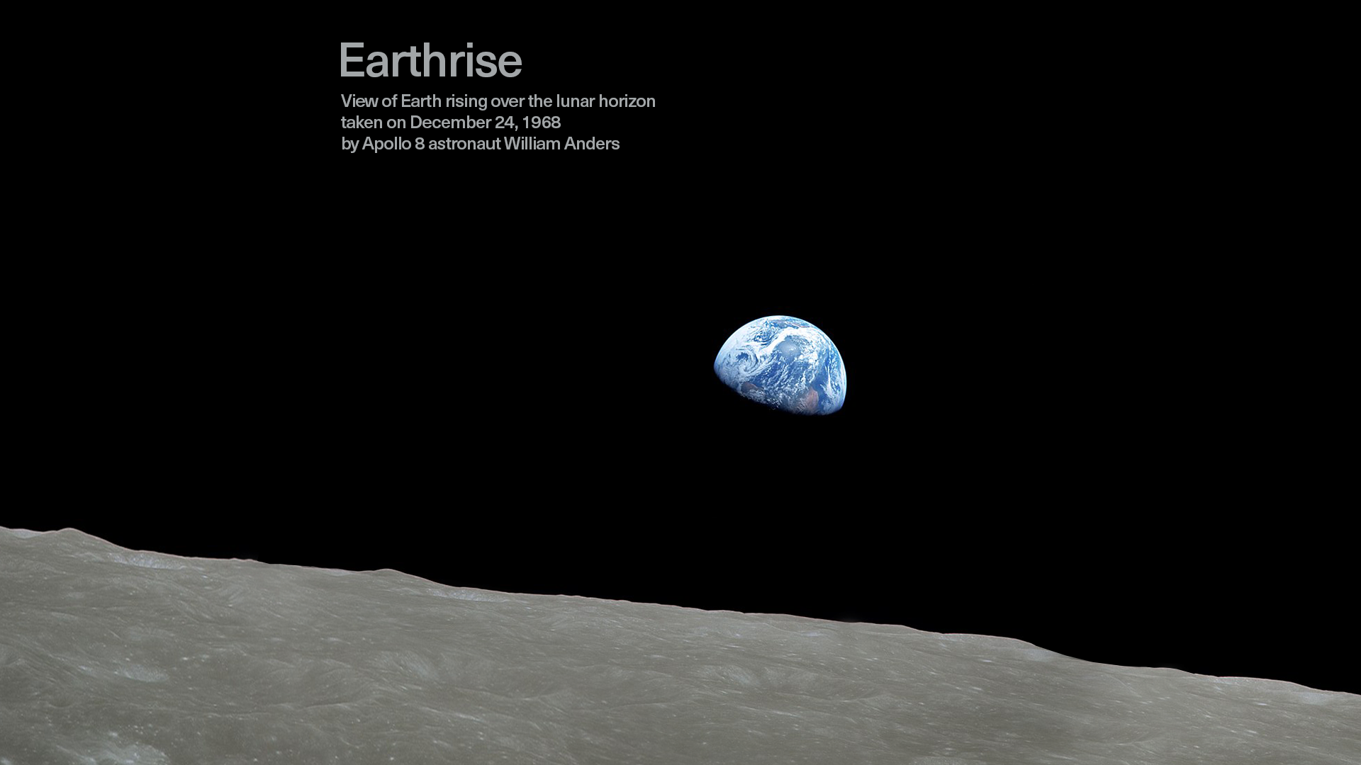 Digital Transformation Has Never Had Its Earthrise Moment What if it already exists – and we’ve been ignoring it all along?