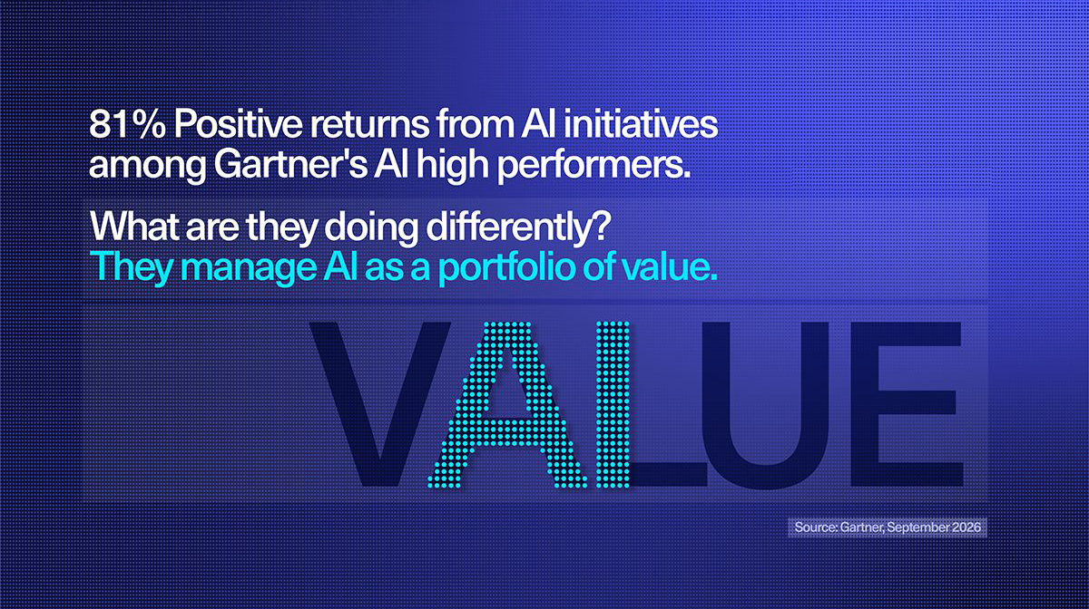AI doesn’t have an ROI problem. It has a value management problem.
